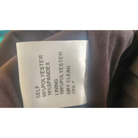 SHO Green and Blue Plaid Sequin Sheath Dress, Long Sleeve, NWT, XL - Picture 9 of 12